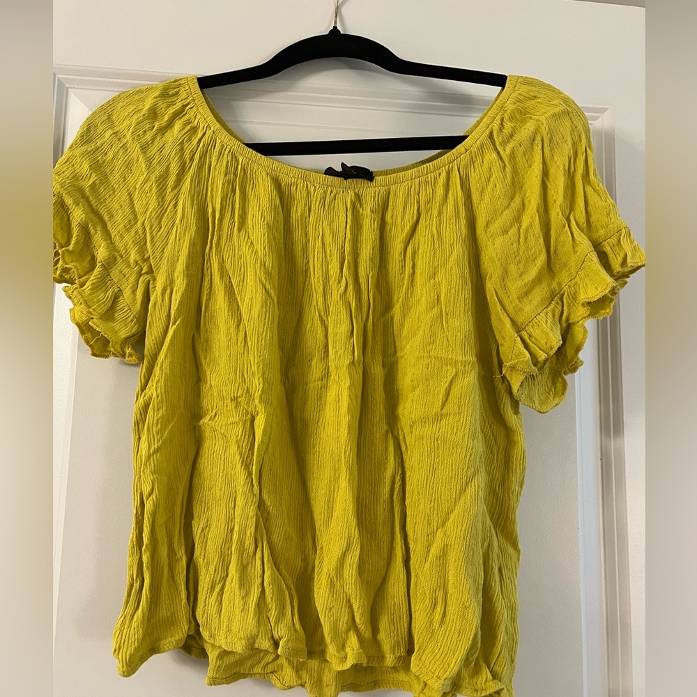 Yellow blouse